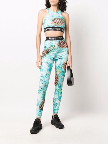 pineapple skied leggings