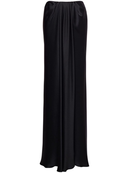 draped maxi-skirt 