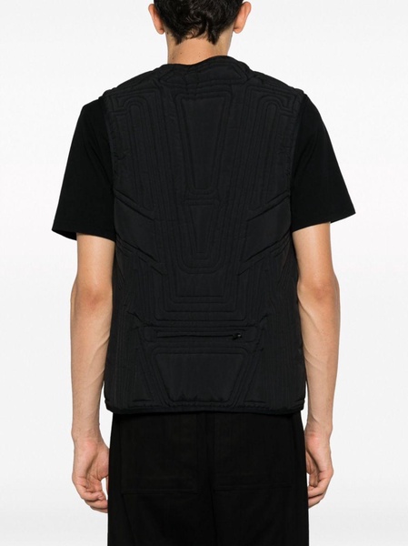 x Adidas quilted zip-up vest