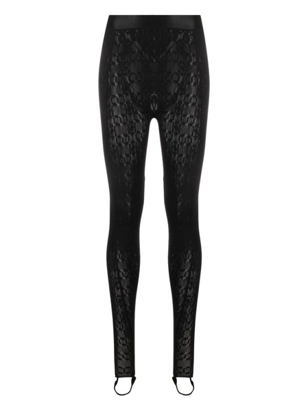 x Simkhai intricate warp-knit leggings