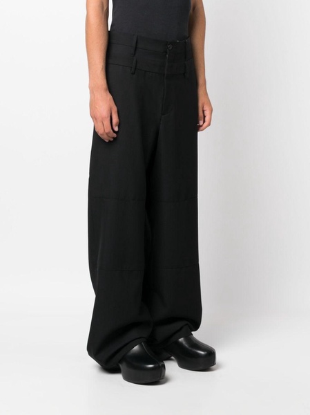 Double Belted virgin-wool trousers