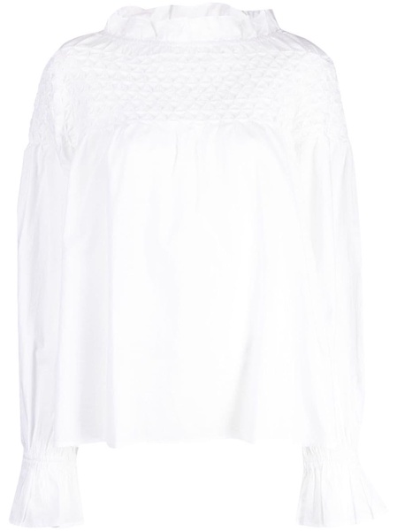 Majorelle cotton blouse