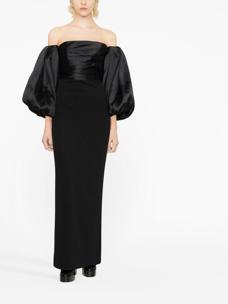 Carmen off-the-shoulder gown