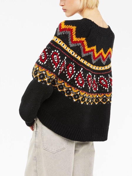 Antarctic Circle intarsia-knit jumper