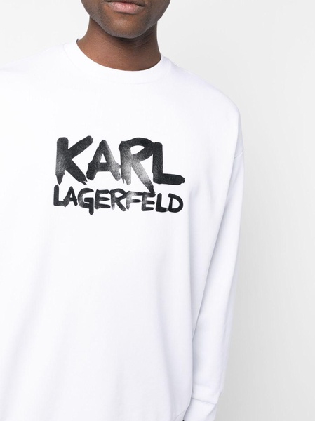 logo-stamp long-sleeve sweatshirt 