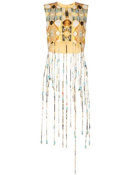 Talia fringed sleeveless top