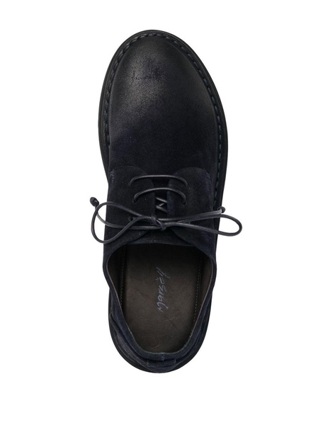 lace-up suede Derby shoes