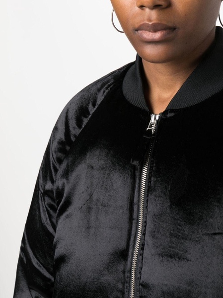 Lafu velvet bomber jacket