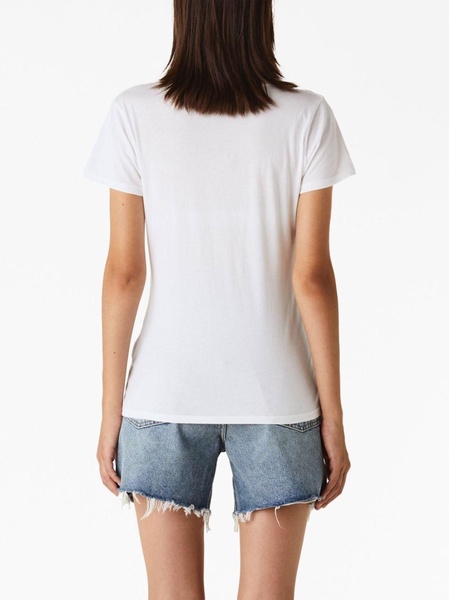 V-neck cotton T-shirt