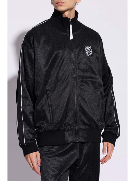 technical-jersey track jacket 