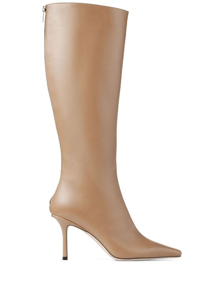 Agathe 85mm pointed-toe boots