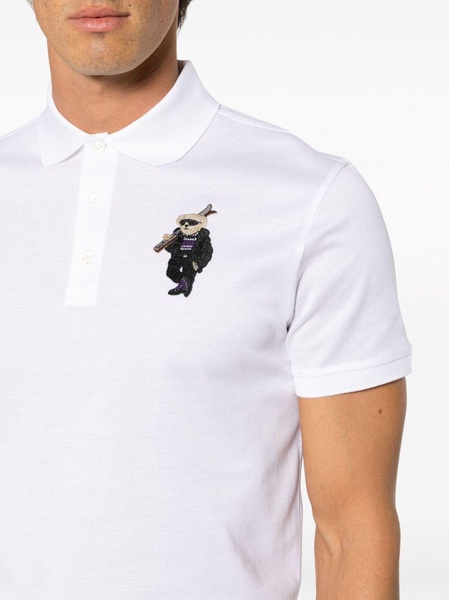 Polo Bear-embroidered polo shirt