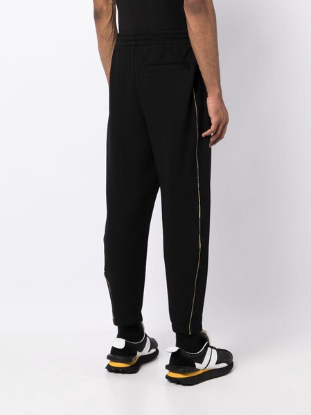 contrast-stitching track pants