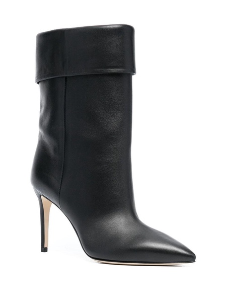 pointed-toe 90mm leather boots