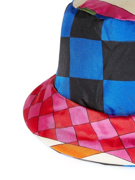 abstract print bucket hat