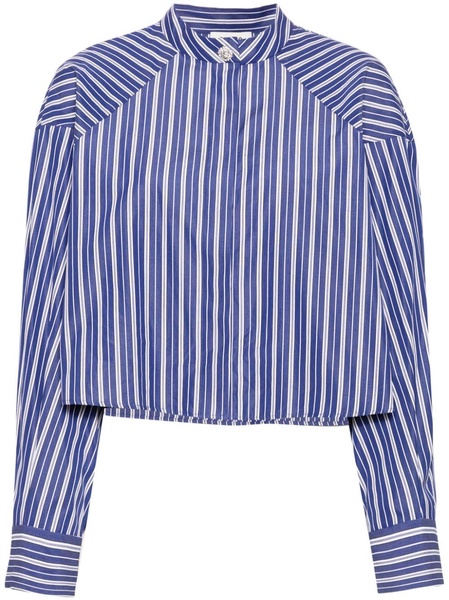 Louie striped cropped shirt