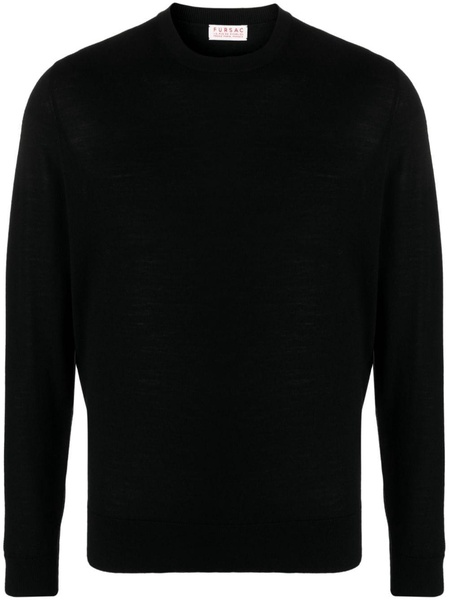 crew-neck wool jumper