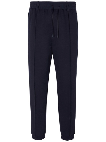 tapered-leg jersey track pants