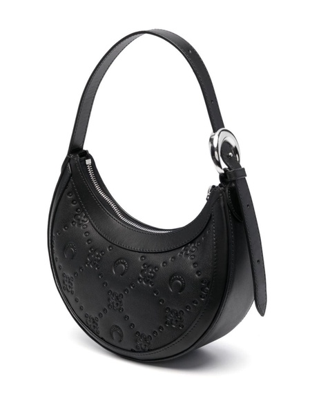 Moonogram leather shoulder bag