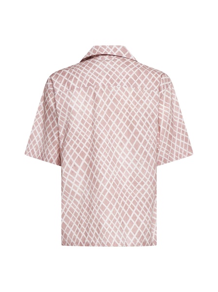 Marni Short Sleeved Checked Buttoned Shirt