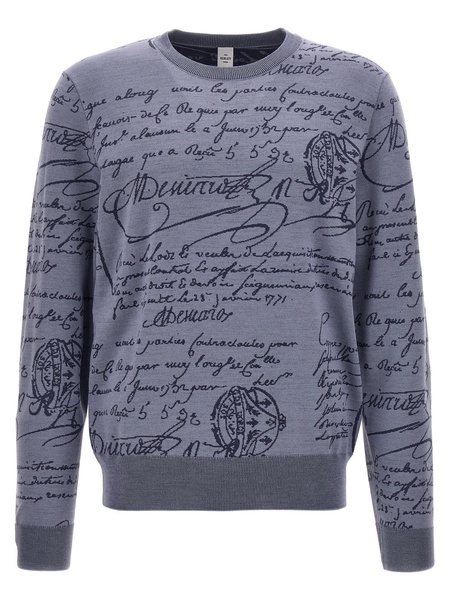 Berluti All-Over Patterned Crewneck Jumper