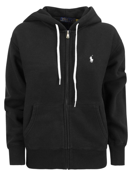 Polo Ralph Lauren Logo Embroidered Zipped Hoodie