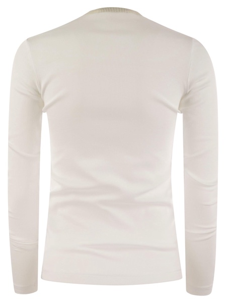 Fabiana Filippi Long Sleeved T Shirt In Jersey