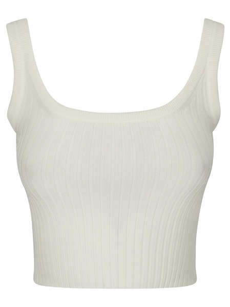 Sleeveless ribbed top