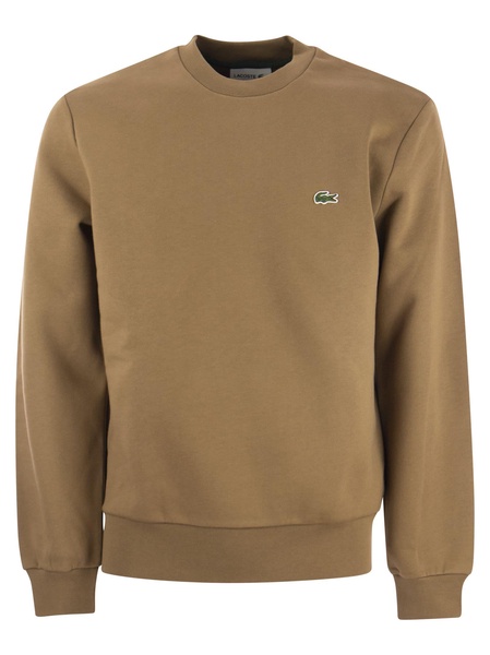 Jogger Sweatshirt In Brushed Organic Cotton