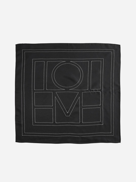 Logo Silk Scarf