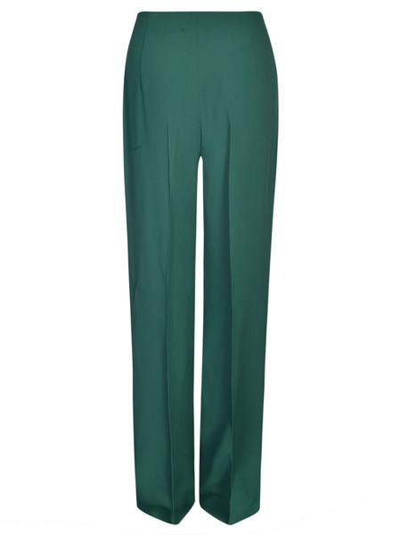 Straight Wide Leg Plain Trousers