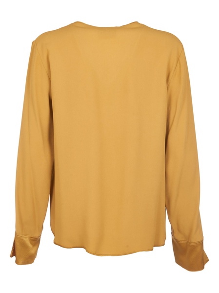 V-neck Long-sleeved Top