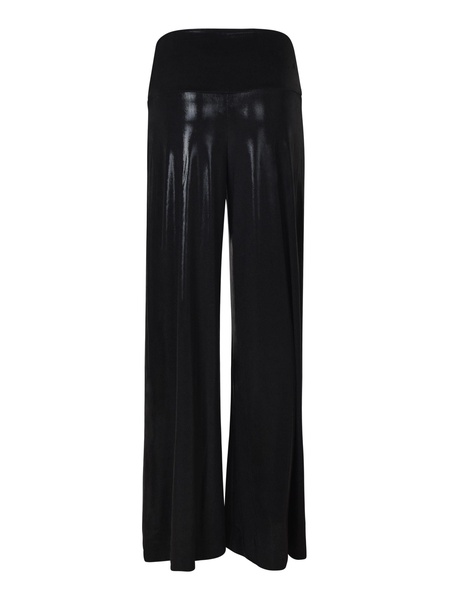 Glossy Straight Trousers