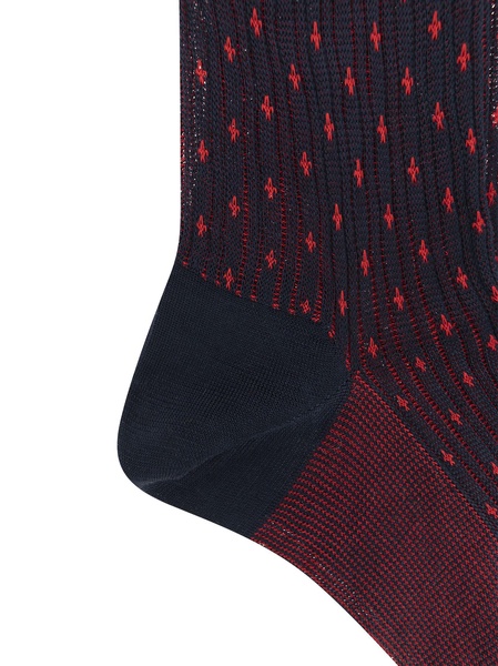 Patterned Cotton Long Socks