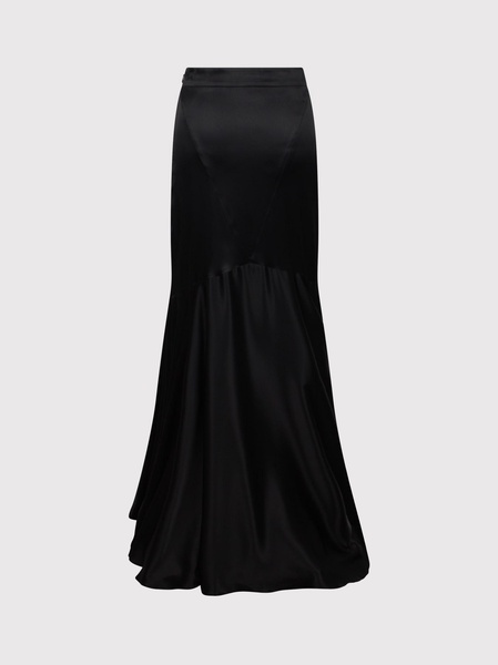 Nina Ricci Long Satin Skirt