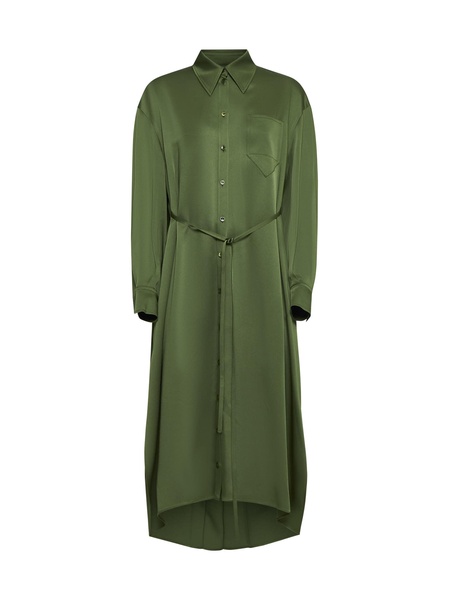 Lanvin Satin Shirt Dress