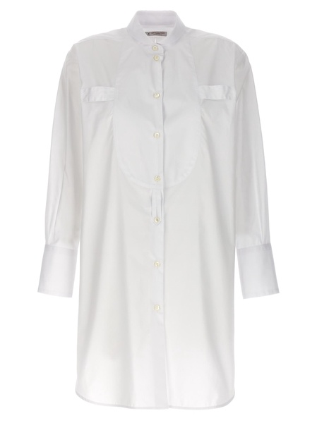 Long Plastron Tuxedo Shirt