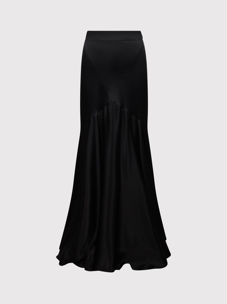 Nina Ricci Long Satin Skirt