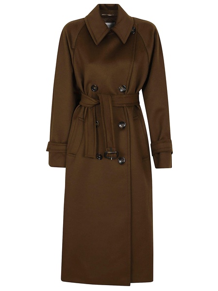 Sportmax Double-Breasted Belted Coat