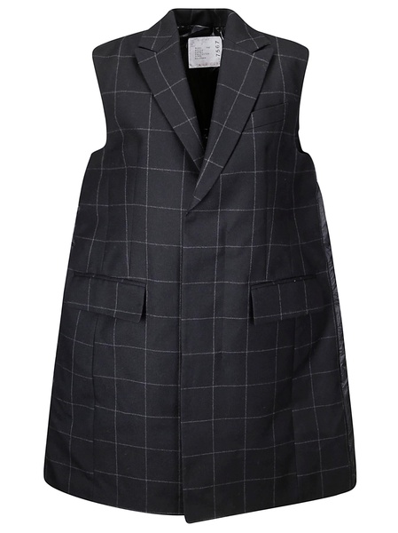 Windowpane Padded Vest