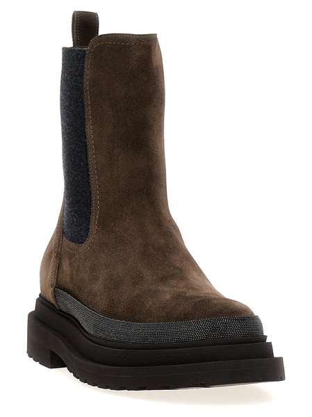 Brunello Cucinelli 'Monile' Ankle Boots