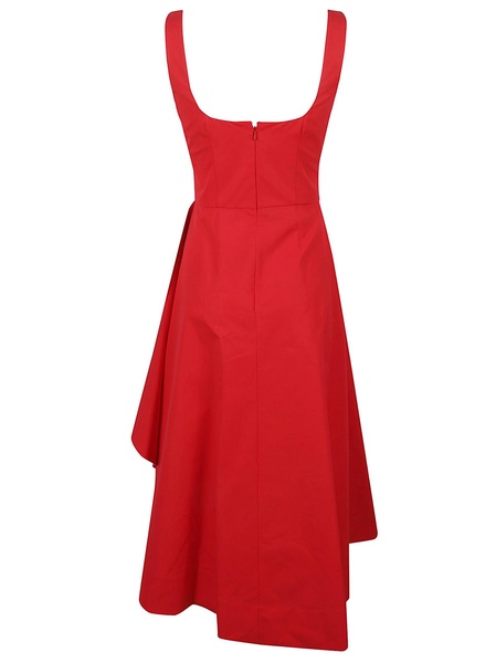 Alexander McQueen Asymmetric Draped Dress