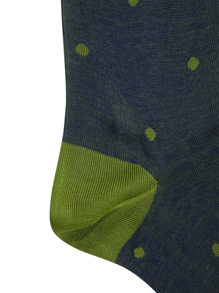 Polka Dot Cotton Long Socks