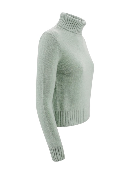 Sweatshirt With Ribbed Turtleneck