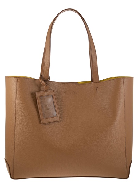 Tod's Logo Embossed Medium Tote Bag