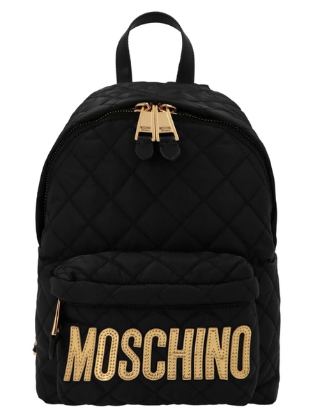 Moschino Medium Logo Backpack