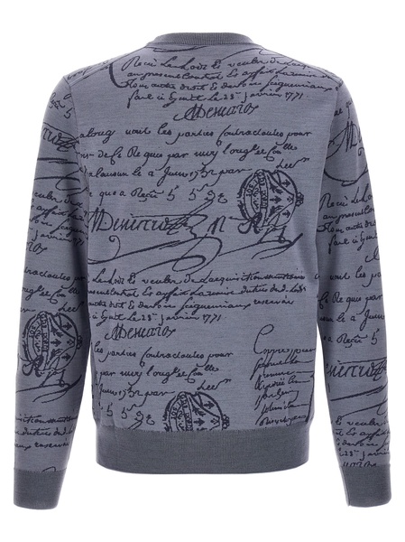 Berluti All-Over Patterned Crewneck Jumper