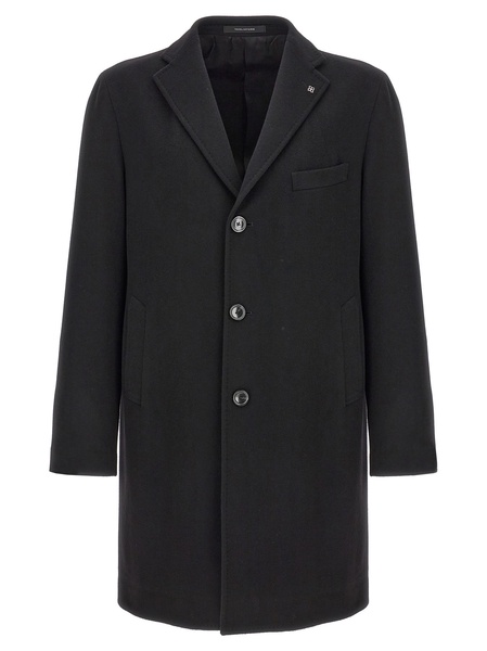 Single-Breasted Coat Coats, Trench Coats Black