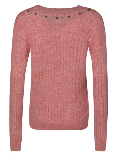 Mohair Knit V-neck Jumper