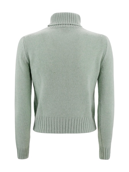 Sweatshirt With Ribbed Turtleneck